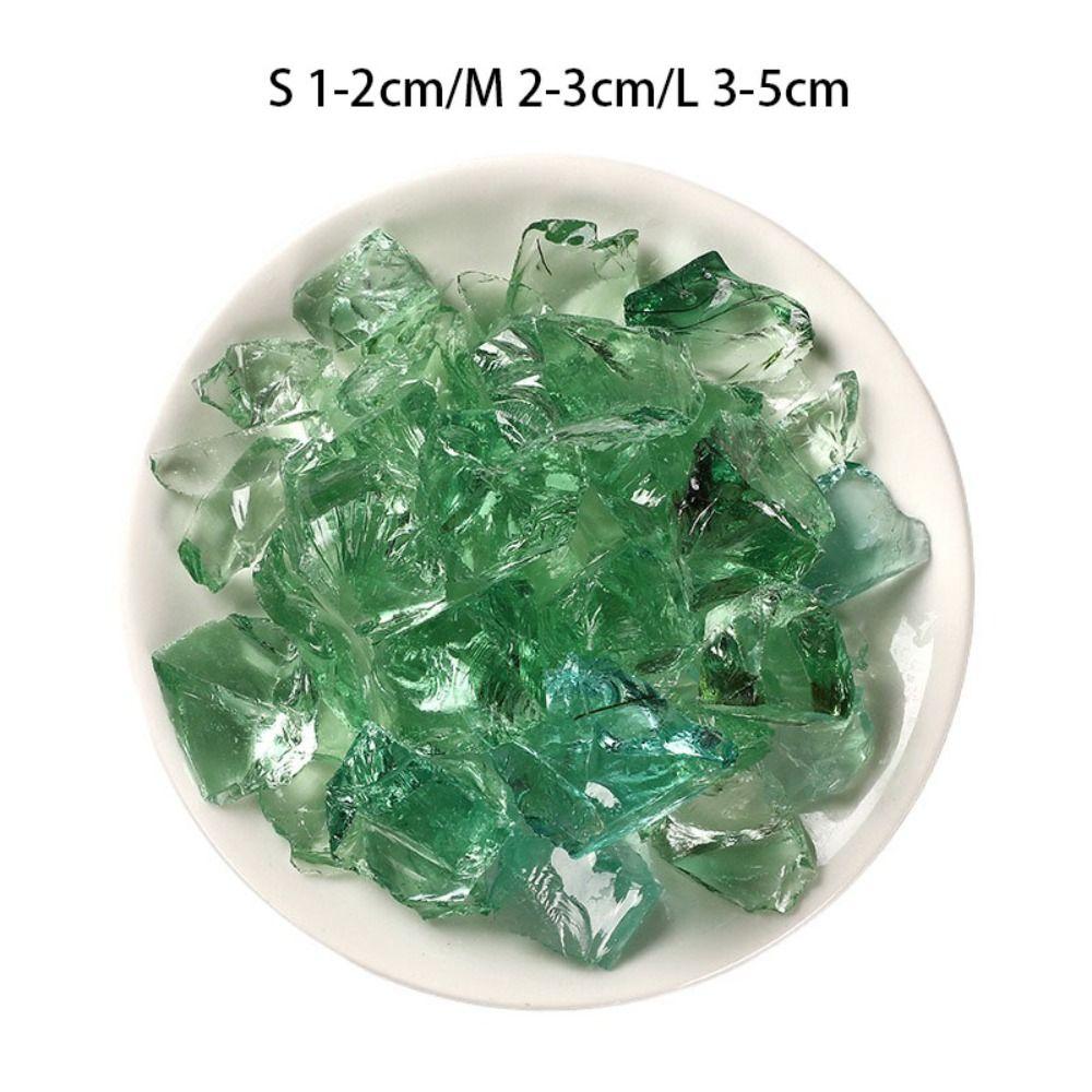 Handmade Home Decor Diffuser Stone Ornaments Fish Tank Decor Healing Crystals Glass Original Stone