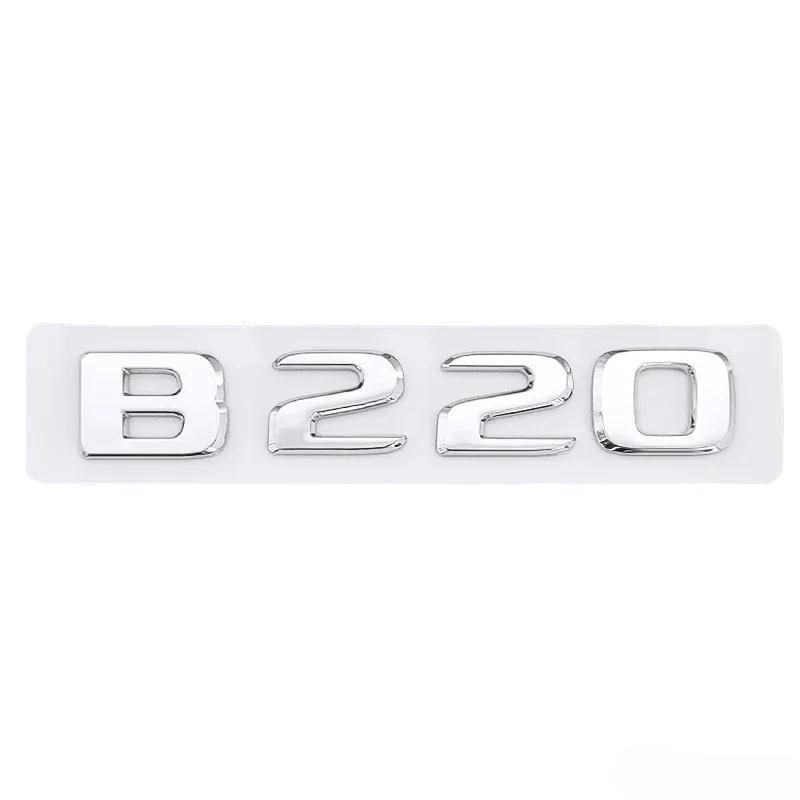 GWRA8 3D ABS Letters Decal Car Body Trunk Emblem Sticker for Mercedes Benz B180 B200 B220 B250 B260 Exterior Accessories