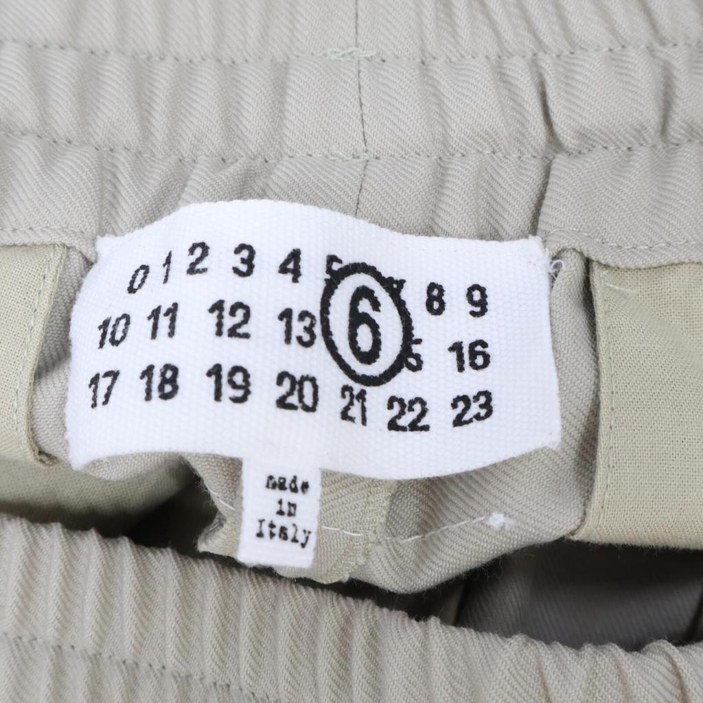 MM6 [Domestic Regular Product/2011 Production] S62KB0189 Elastic Waistband Trousers Wide Pants/ Bottoms 44 beigeUsed