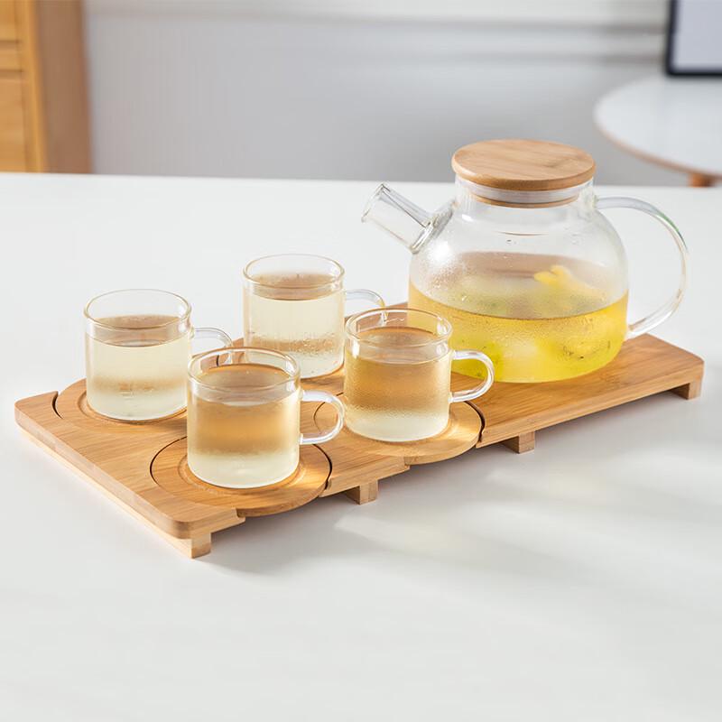 AIQIYIXUAN LIU Creative Glass Tea Set