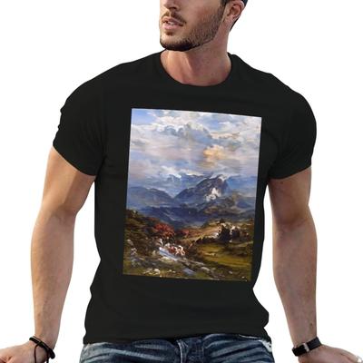 At Home In The Mountains Tshirt Anime T Shirts Oversize Unisex T Shirts For Unisex Casual T Shirts Designer Tshirt