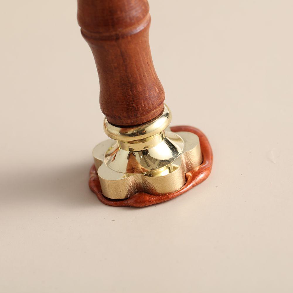 Wedding Invitation Seals Stamps Printing Wood Color Paint Seal Wood Handle Wax Sealing Stamp