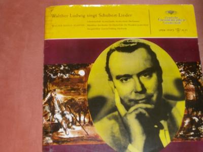 LP Record FRANZ SCHUBERT WALTHER LUDWIG WAL  Walther Ludwig Singt SchubertLiede LPEM19072 Deutsche Grammo 1956 Germany Classical Used