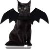 Sød Kat Cosplay Kostume Sorte Flagermusevinger Sikkerhedssele Rollespil Kæledyr Kat Hund Halloween Fest Dekoration Forsyninger