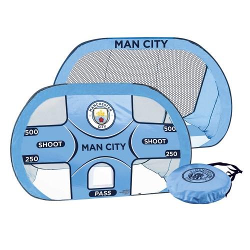 Manchester City FC 2 in 1 Pop Up Football Goal