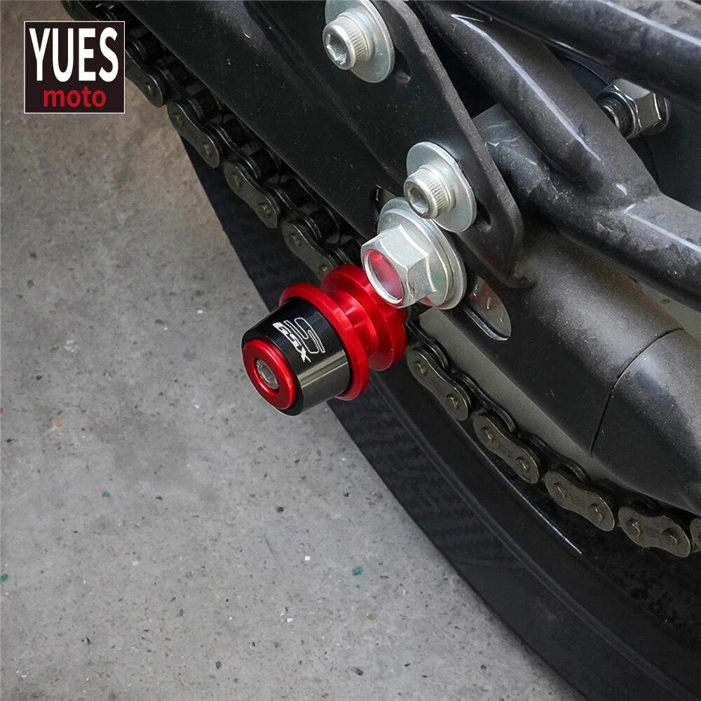 Příslušenství pro motocykly CNC vysoce kvalitní 8MM cívky s kyvným ramenem Stojací šrouby pro Suzuki GSXS750 GSXS1000 F-ABS GSXS 750 1000