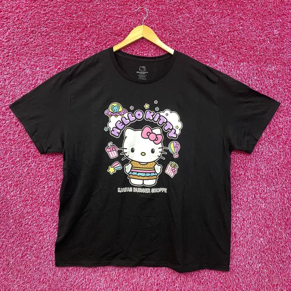 

Sanrio Hello Kitty Kawaii Burger Shoppe TShirt 3XL Unisex T-Shirt XL