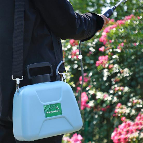 5L/8L Garden Electric Sprayer Battery Powered Shoulder Sprayer with Retractable Wand