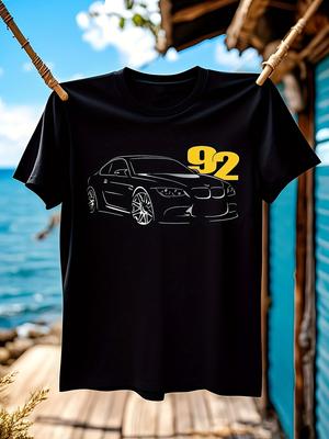 T-shirt Passionné d'Automobile - E92 M3 330/328/335/325/318...