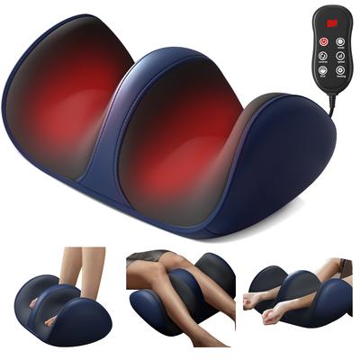 3D Shiatsu masážny prístroj na nohy pre cirkuláciu a relax, masážny prístroj na nohy s hlbokým miesením a teplom, pomocník, darček pre masážny prístroj na lýtka