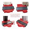 Contour Gauge Profile Duplicator 5 10 Inch Irregular Shape Scribing Ruler Woodworking Tool with Locking Mechanism for Carpenter