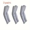 3 Pair of Breathable Sun Protection Sleeves - Breathable & UV Protective Gear for Sports, Driving, & Outdoor Adventures