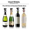 Wine Bottle Stoppers Stainless Steel Press Mode Champagne Stopper Bar Tools Simple Sealing Bottle Cap Keep Wine Fresh