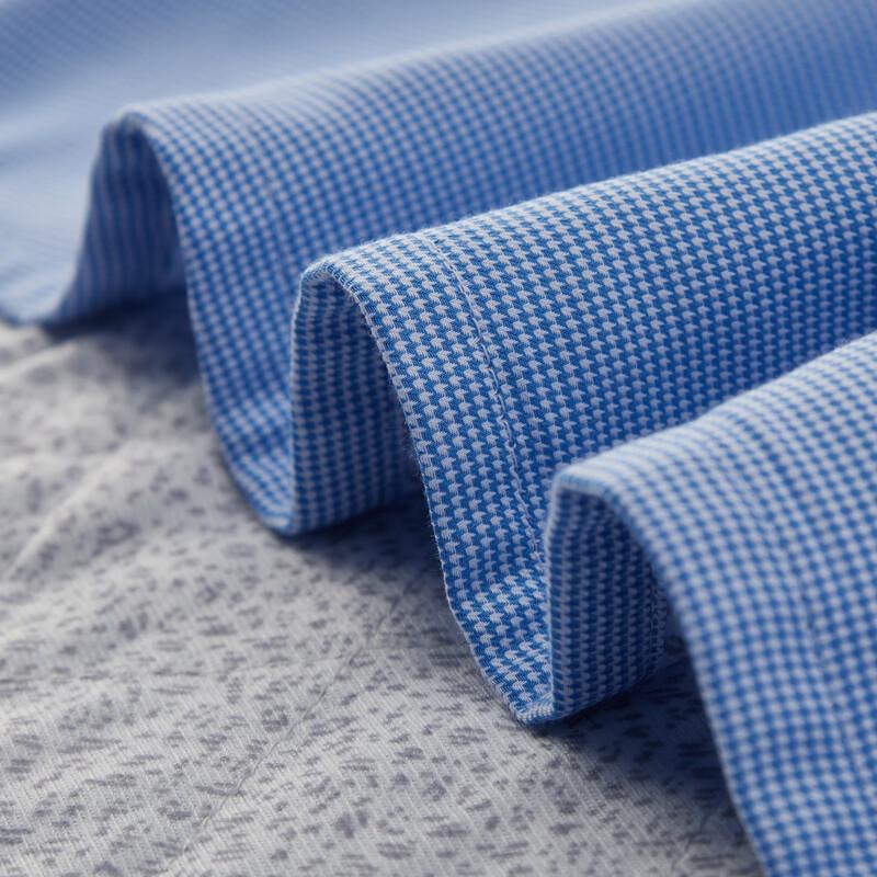 Shanshan Men's 100% Wool Lined Thickened Long-Sleeve Business Casual Shirt