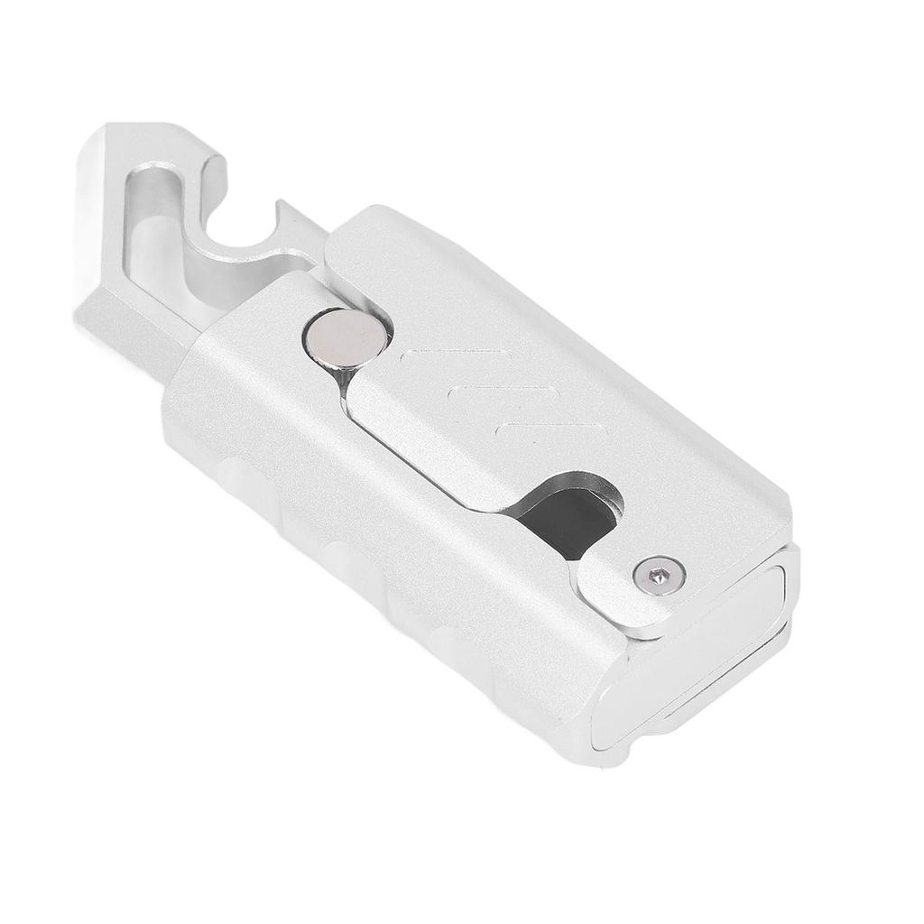 Gravity Carrot Knife Toy Bottle Opener Aluminium Alloy Knife Sensory Toy for Anxiety Relief Silver