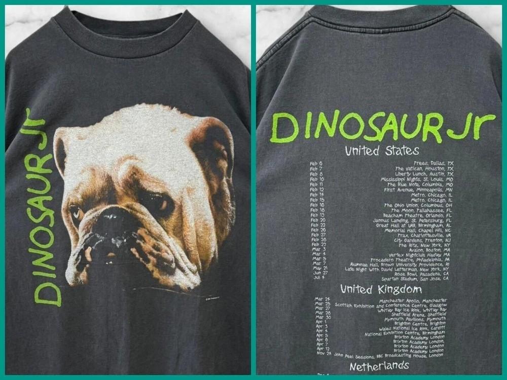 

Vintage DINOSAUR JR Tour T-shirt 90s Black Color Reprint 2 Side Men Women Unisex T-Shirt L
