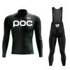 RCC POC 2026 Cycling Team Men's Cycling Jersey Long Sleeve Set MTB Bike Clothing Tenue Velo Homme Bicycle Wear
