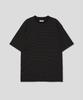 Onses Steady Stripe Short Sleeve T Shirts (Charcoal/Black)