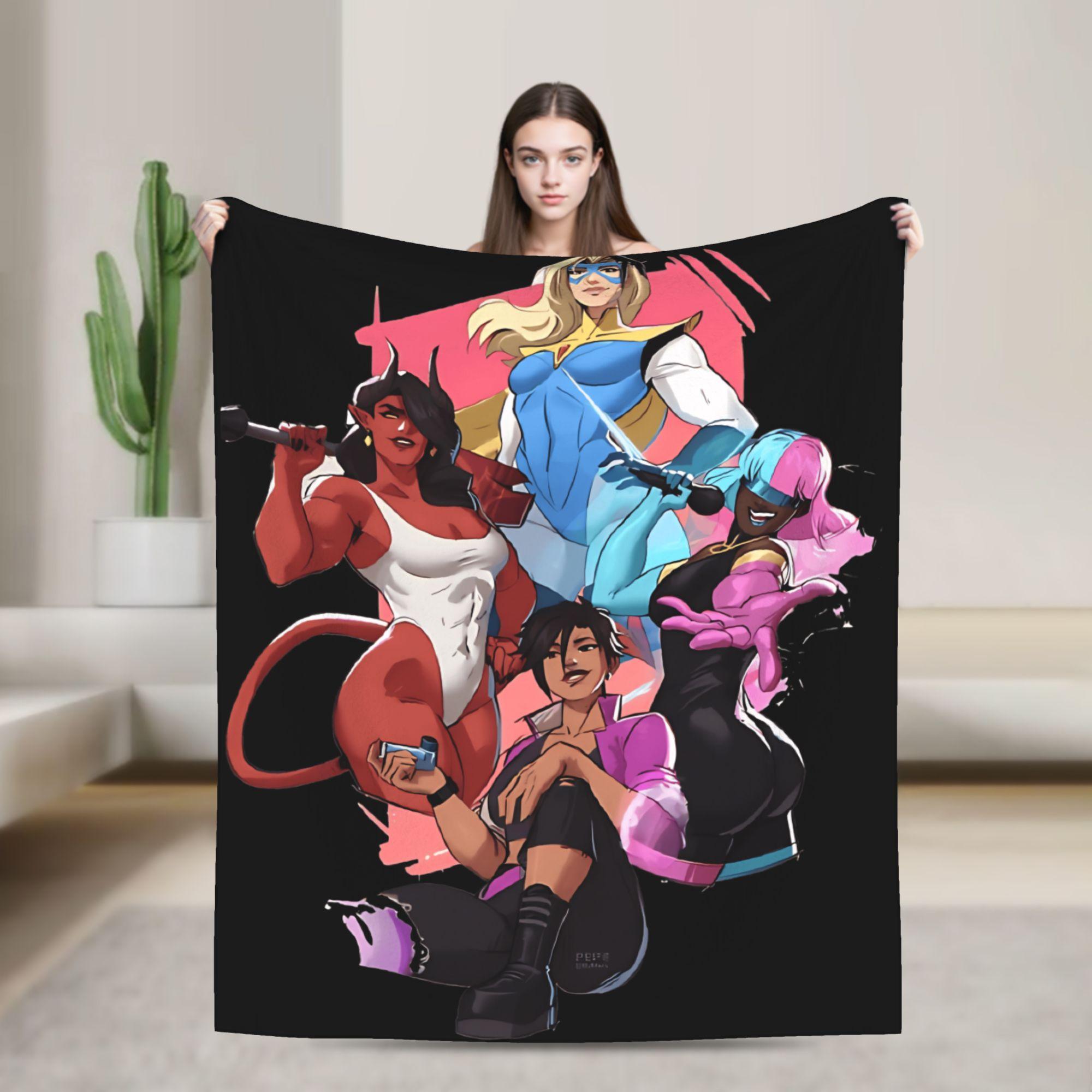 Super Warm BlanketsChild Picnic Dispatch Game Characters Bedding Throws Flannel Bedspread For Outdoor Fashion Sofa Bed Cover 75x90cm