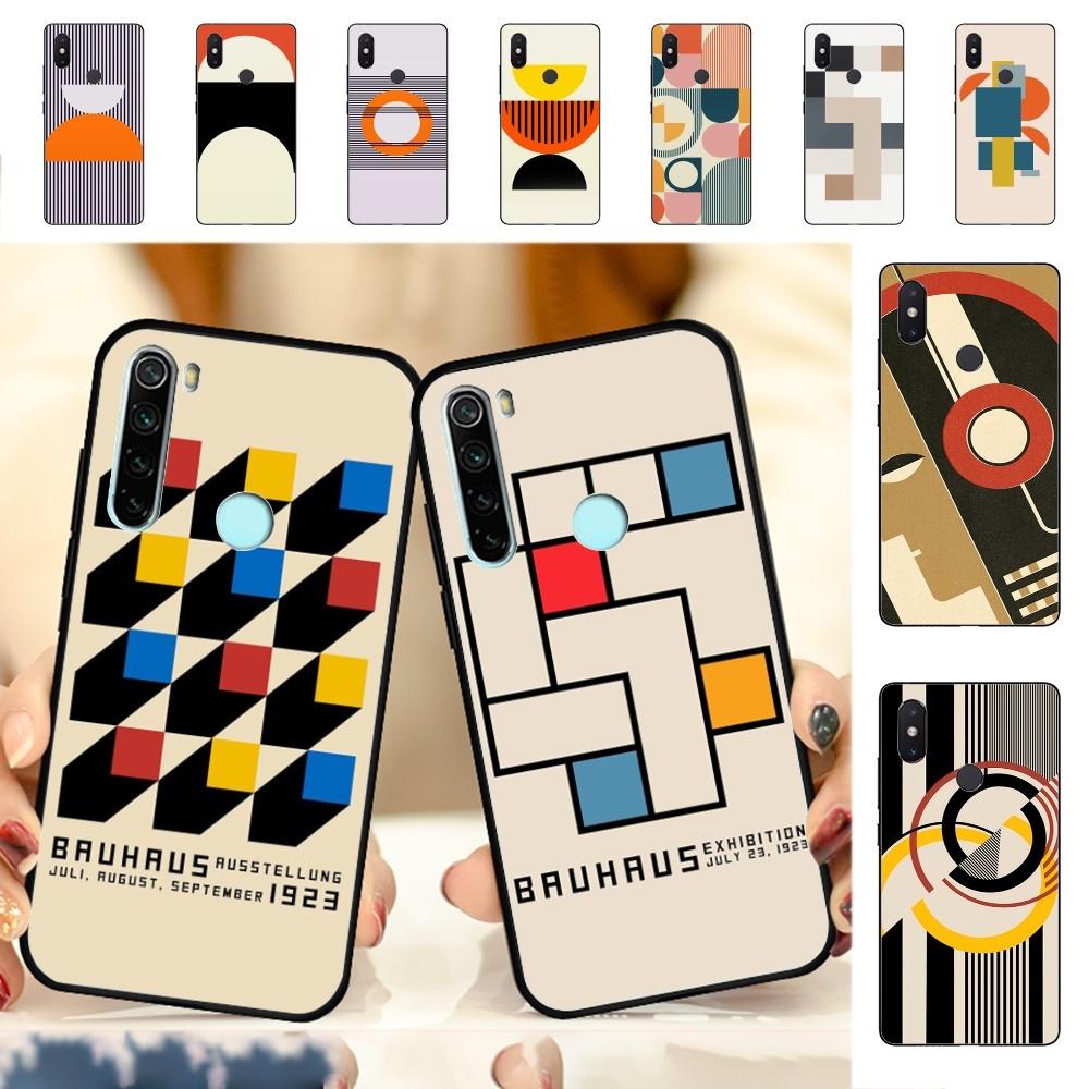Geometric Bauhaus art Phone Case For Redmi Note 4 X 5 A 6 7 8 T 9 9S 10 11 11S 11Epro Poco M3 pro