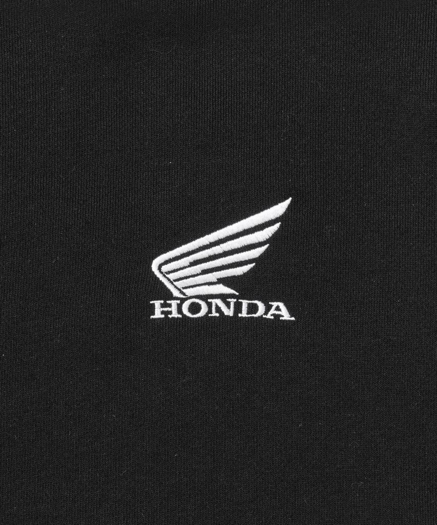 H-Tech Wing Logo String Hoodie Black