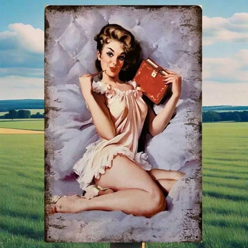 Vintage Metal Tin Sign 20x30cm Retro Wall Art Decor