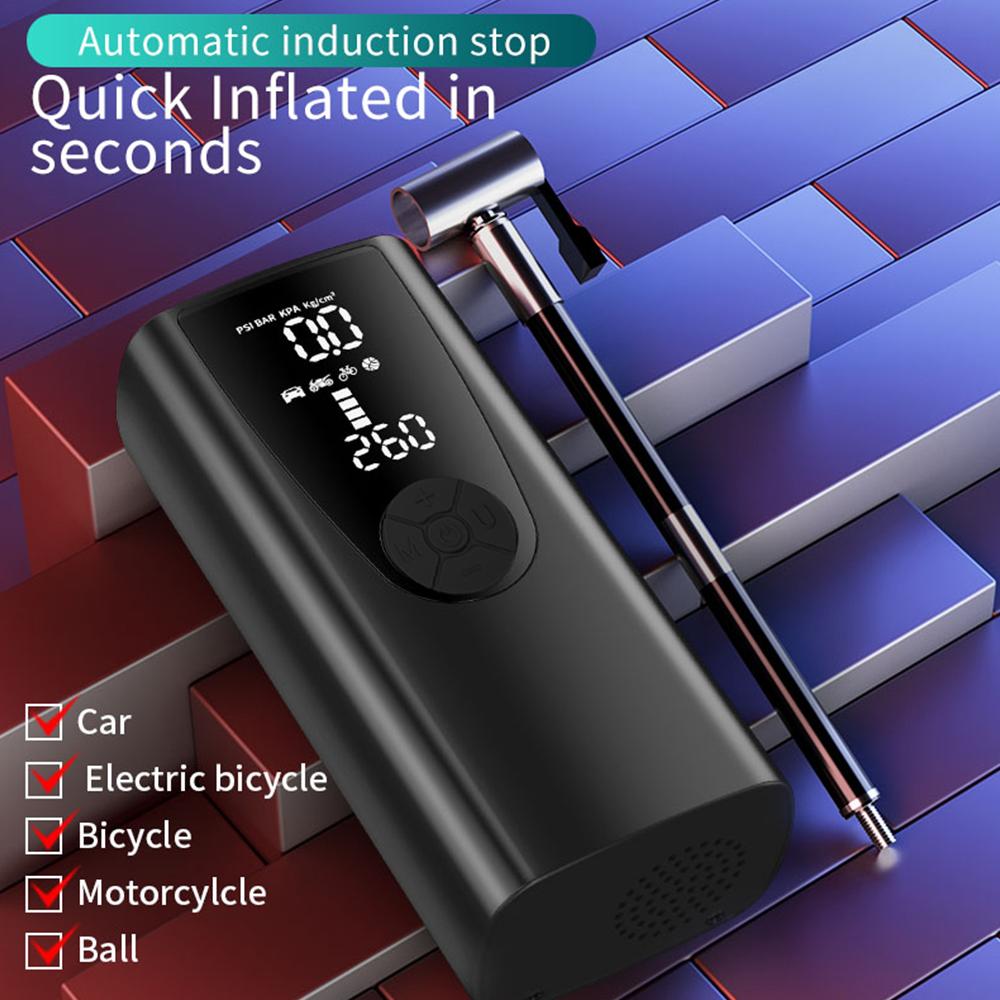Portable Inflator Pump 8000mAh Multiple Inflatable Uses Suitable for Outdoor Carrying Reverse
