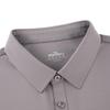 SEVEN Men's Seamless Mulberry Silk Blend Short Sleeve Polo Shirt