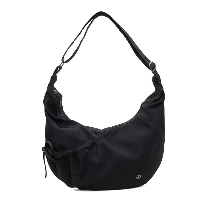 

Nyl Solid Color Zipper Sewing Casual Tote Bags Durable Versatile Women s Handbags Sweet Simple Daily Commute Top-Handle Bags чёрный