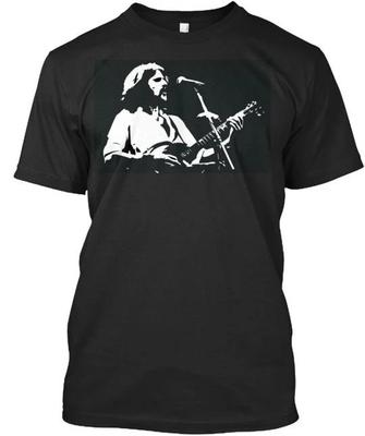 Glenn Frey Of The Eagles 100% Cotton T-shirt Mens Tees Top Made In the USA T-Shirt Tee Top Unisex