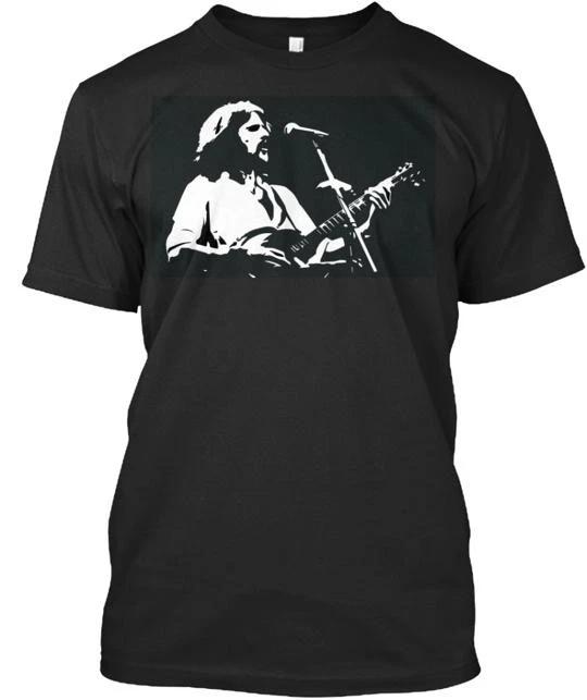 Glenn Frey Of The Eagles 100% Cotton T-shirt Mens Tees Top Made in the USA T-Shirt Tee Top Unisex