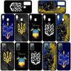 For Samsung Galaxy S25 S24 S23 S22 S21 S20 Ultra FE Plus A17 A37 A57 A56 A55 A06 A16 A15 A36 A26 A35 A05 A25 A54 A34 Phone Case Map Ukraine Flag Cover