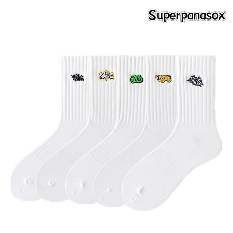 Cityboy Korean Trend High-Street Mid-Calf Skateboard Socks for Men & Women