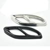 2 Pcs Stainless Steel Exhaust Pipe Trim Cover for Mercedes Benz A B C E GLC GLE Class W176 W246 W205 W213 AMG Car Style