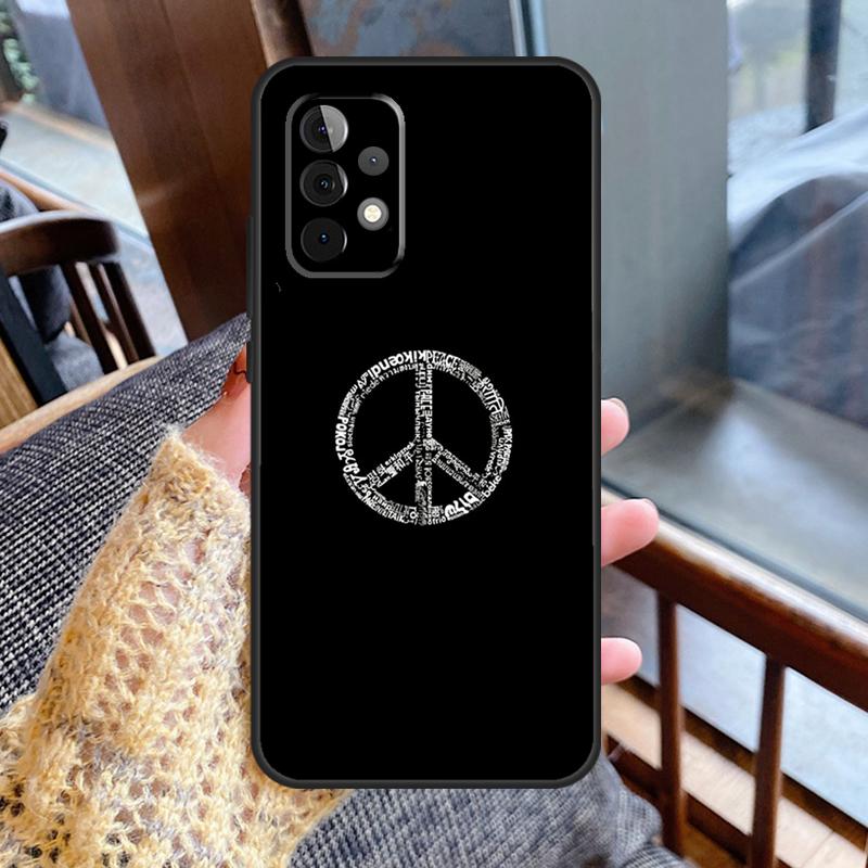 

Love Peace Sign Case For Samsung Galaxy A55 A35 A15 A56 A36 A26 A16 A06 A54 A34 A14 A13 A53 A12 A22 A32 A52 Samsung A06