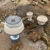 Outdoor Silicone Water Kettle Collapsible Camping Cook Pot with Lid Cup Bowl Set Foldable Water Pot Water Boiling Kettle/Cooking