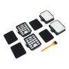 Filter Replacement Kit for Bosch GAS 18V 1 Vacuum Cleaner 4 Filters and 1 Brush Fitment for GAS18V 1 GAS18V 02 Models