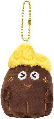 Skater Plush Mascot Keychain Ball Chain Petit Canele Citron ZNKH1-A