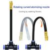 5-20M Universal Automatic Irrigation Sprinkler Kit Rotating Copper Nozzle Garden Balcony Atomization Sprinkler Watering Kits