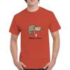 2023 Summer Crewneck T-shirt Student Minimalist Commuting Sports Quick Dry Short Sleeve Sloth Cartoon Breathable Loose