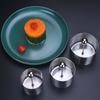 Stainless Steel Cold Dish Mold Biscuit Cookie Placement Supplies Round Decoration Utensils Making