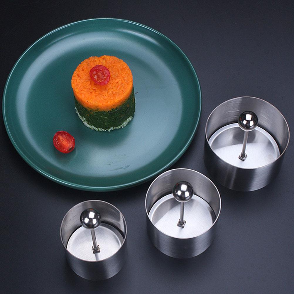 Stainless Steel Cold Dish Mold Biscuit Cookie Placement Supplies Round Decoration Utensils Making