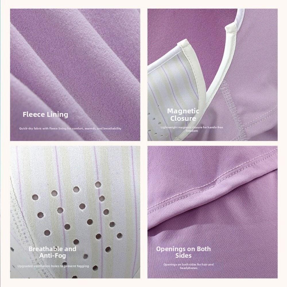 Breathable Winter  Face Mask Thickened Fleece Warm Hood  Outdoor Cycling