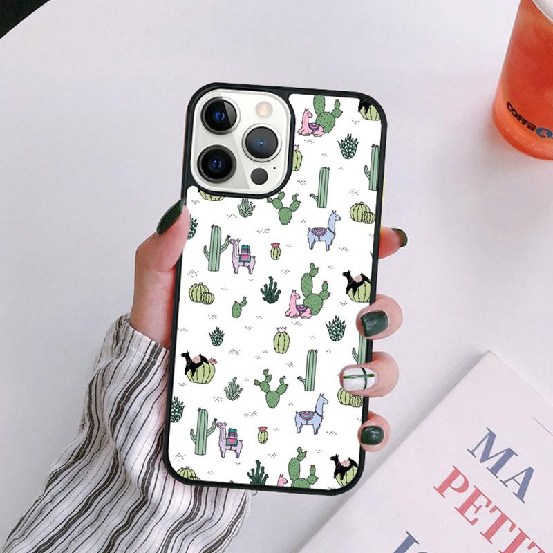 Llama Alpaca pattern Phone Case Shell For iPhone 17 Air Plus Max Cover For iPhone 17 Air 14 13 12 16Pro Max 15 11