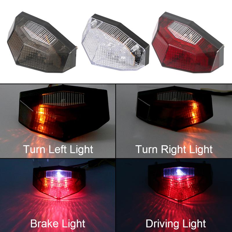 Motorcycle Signal Indicator 11 LED Tail Light Turn Signals Universal