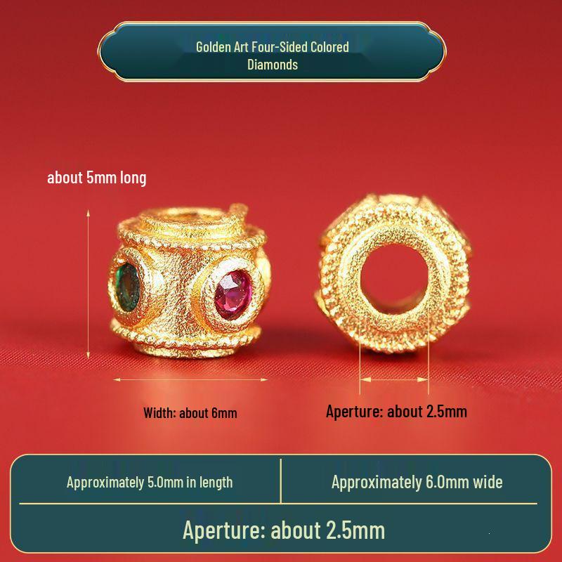 Vintage Brass Filigree Pearl Spacer Beads for Handmade DIY Bracelets
