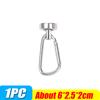 1/3/6pcs Strong Neodymium Magnetic Hook Heavy Duty 360° Rotatable Carabiner Magnet Hooks Home Kitchen Bathroom Hanging Hangers