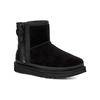 UGG Klasik Mini Fermuar Bant Logolu Bot 'Siyah' Kadın 1144034-BLK