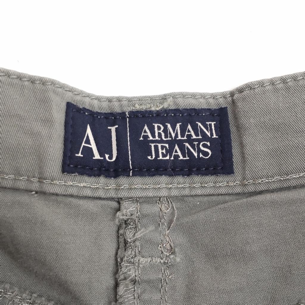 Excellent Condition ARMANI JEANS Mini Skirt 40 M Khaki Italy Made(USED)