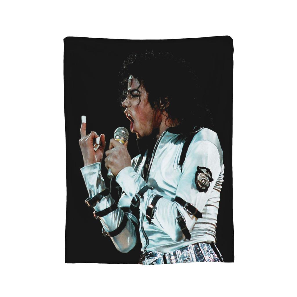 MJ Pop King Blankets Flannel Decoration Breathable Super Warm Throw Blanket for Sofa Bedroom Rug Piece